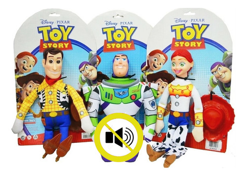 Woody + Buzz + Jessi Toy Story Combo Sonido Original Newtoys