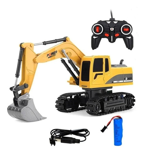 Excavadora Eléctrica Tractor Rc Car Regalo Para Niños A [u]