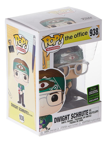 Pop  Eccc Compartida Exclusiva  Dwight Como Recyclops