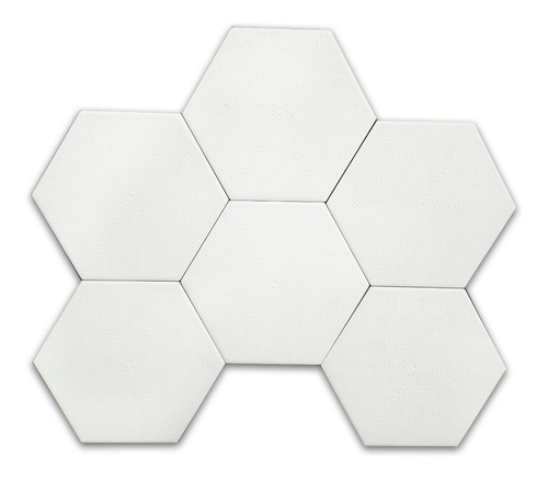 Imagen 5 de 7 de Ceramica Hexagonal Con Relieve 20x23 Cm 1ª Calidad