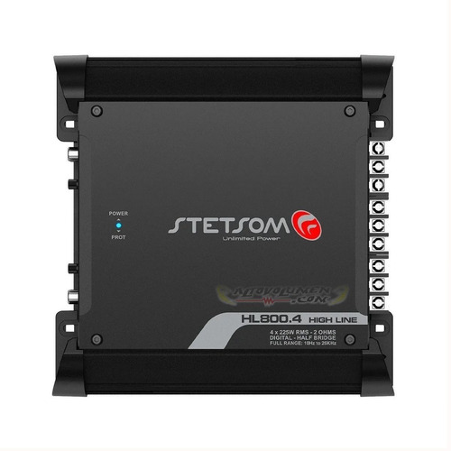 Imagen 1 de 6 de Potencia Amplificador Stetsom Hl800.4 800 Rms 2 Ohms 800rms