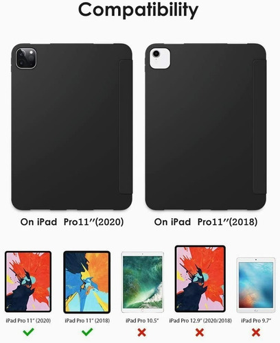 Funda Smart Cover Tpu Para iPad Pro 11 Año 2020 Gen 2