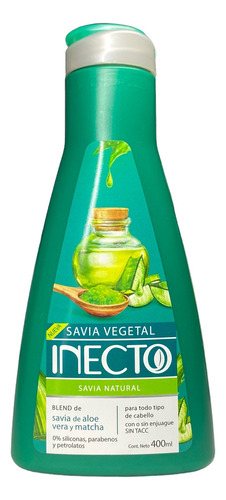 Inecto Savia Natural Aloe Vera Y Matcha 400ml