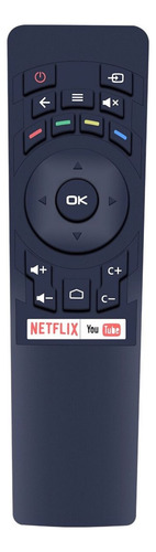 Controle Remoto Para Tv Multilaser Smart Netflix Rc3442108 Tl001 Tl006 Rc3442108/01