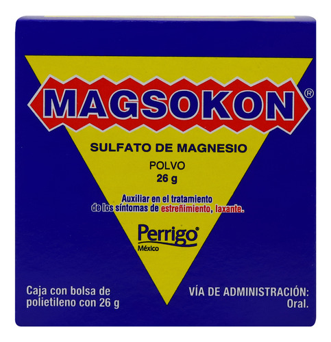 Magsokon Sulfato De Magnesio Polvo 26 G Perrigo