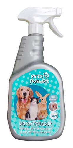 Biocontrolador Germenes Habitat Mascotas 1 Lt. Pets And Fr. Fragancia Agradable