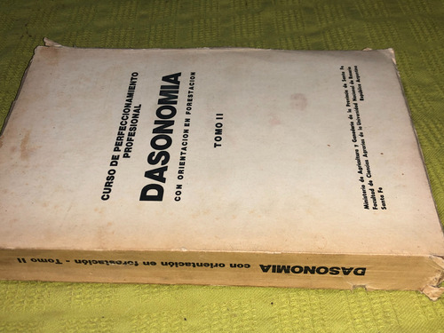 Dasonomía Con Orientación En Forestación Tomo Ii (Usado)