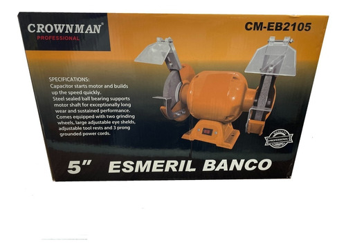 Esmeril De Banco 5 Pulgadas 1/3 Hp 2950/3450rpm Cm-eb2105