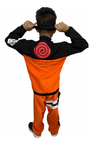 Imagen 6 de 9 de Disfraz Traje Naranjo Naruto