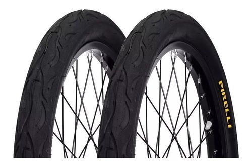 Par Pneu Pirelli 26 X 2.125 Tornado Beta Balão Bike