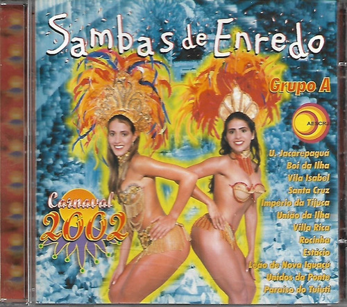 S32 - Cd - Sambas De Enredo - Grupo A 2002 - Lacrado