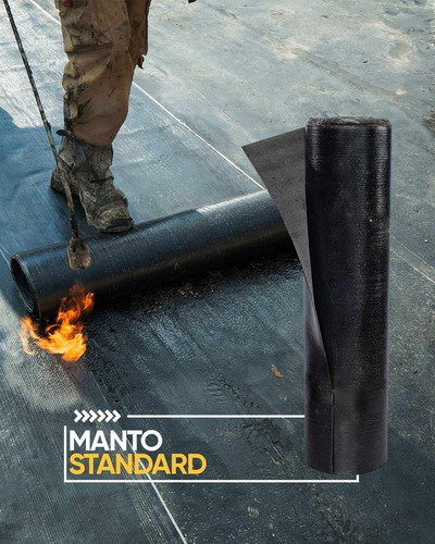 Manto 3.2mm Edil Impermeabilizante Rollo 1mts X 10mts