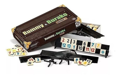 Juego De Mesa Rummy Burako Viajero Clasicos Ruibal 1066