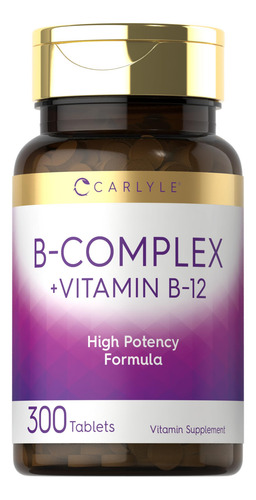 Suplemento De Vitamina Do Complexo B Carlyle Com Comprimidos