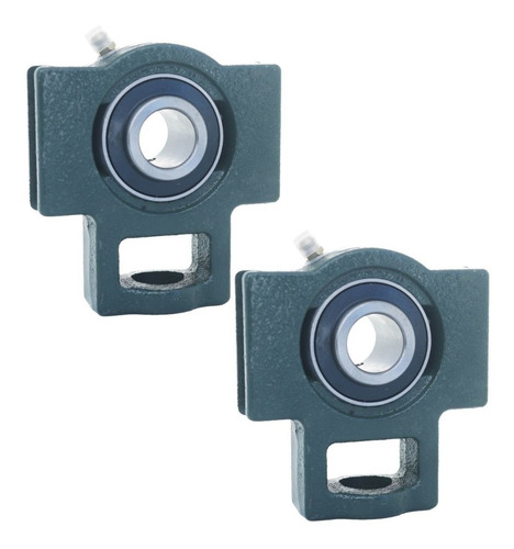 Kit 2 Mancais Tensor Com Rolamento Uct206 Para Eixo 30mm