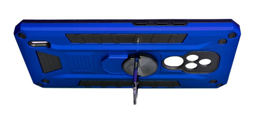 Imagen 2 de 9 de Funda Anillo Magnetica Case Uso Rudo Para Modelos Motorola