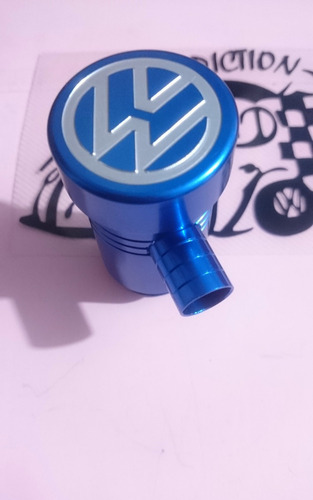 Boca Relleno Toma Aceite Azul Vocho Combi Aluminio Logo Vw