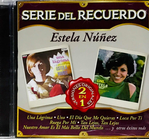 Estela Núñez, Una Lagrima / Uno Cd Seminuevo