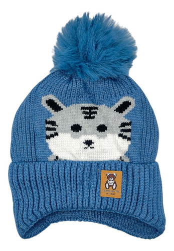 Gorro Invierno Tejido Chiporro Niños Térmico Suave Infantil