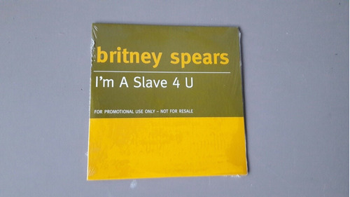 Disco Compacto Promo Britney Spears I'm A Slave 4u