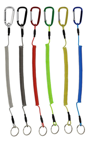 Cordón De Pesca En Espiral Para Herramientas De Kayak, Resis