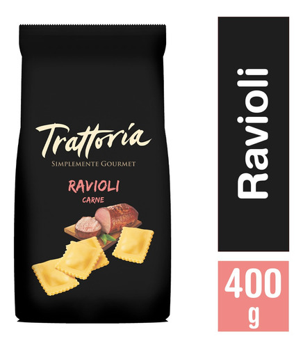 Trattoria Ravioli Pasta Carne 400 Gr