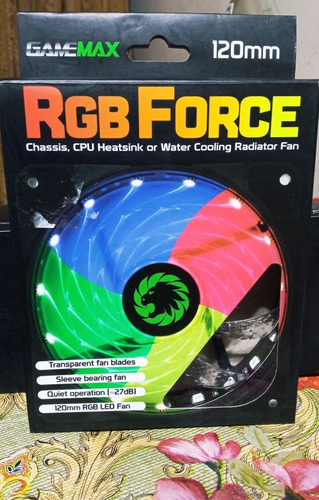 Juego 3 Ventiladores Gamemax Rgb Force 120mm Nuevos