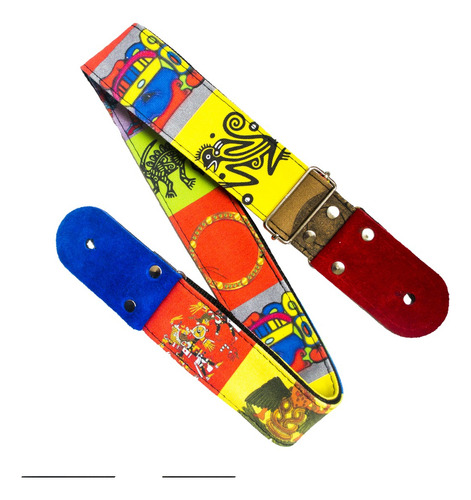 Maya - Tahalí Strap Para Guitarra O Bajo