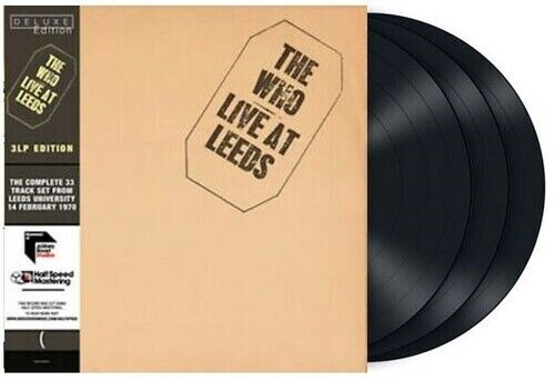 Lp The Who Live At Leeds Deluxe 3 Lps Half Speed Master