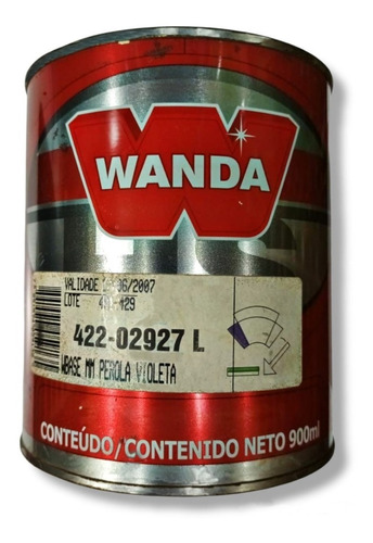 Pintura Automotor Basico Wanda 2927 Perla Violeta X 900 Mlt