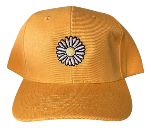 Gorra Bordada Curva Margarita G.dragon Trailero Ajustable Amarillo Único