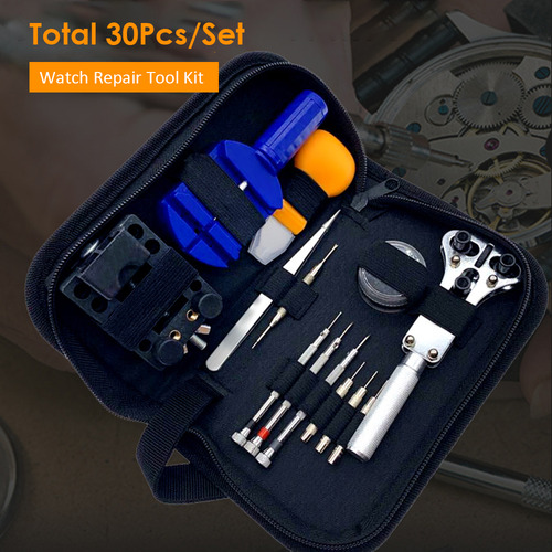 Kit De Herramientas De Reparación De Relojes: Abridor, Desto