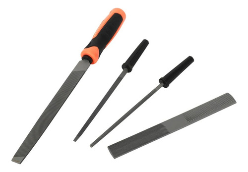 Juego De 4 Limas Con Mango Para Madera Y Metal Smart