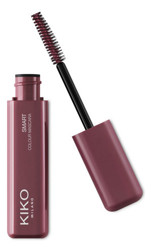 Mascara Cor Cílios Smart Colour Rímel Colorido Kiko Milano Cor 05 Metallic Burgundy