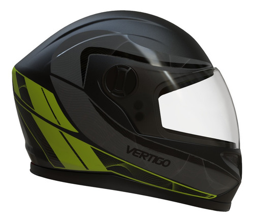 Casco De Moto V32 Warrior Nocturne Amarillo Talle Xl ,