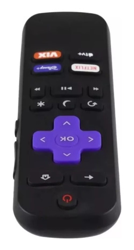 Control Remoto Compatible Con Roku Hisense Smart Para Tv Vix Incluye 4 Pilas AAA Divitech®