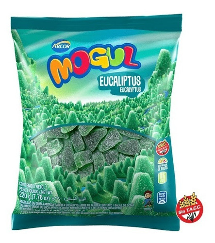 Mogul Eucaliptus Arcor gomitas sin tacc 220gr