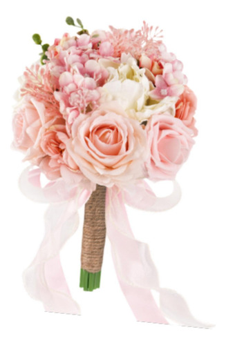 Roses Artificiales De 30 Cm Bride Boda Bouquet Bouquet Hecho