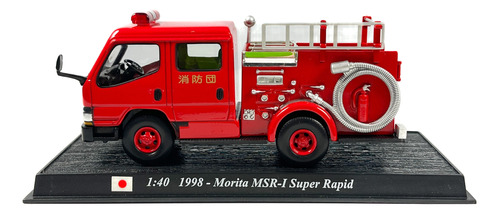 Miniatura Caminhão Bombeiro Morita Msr-1 S.rapid 1998 Ed 107