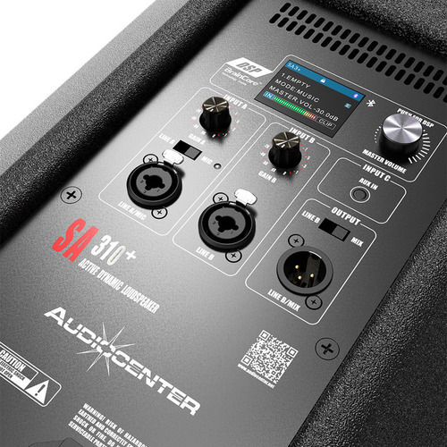 Bafle Audiocenter Sa310+ Clase D 2000w Pico 130 Dbspl