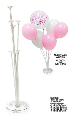 Base Soporte P/ Globos Bouquet Acrilica Porta Globo 7