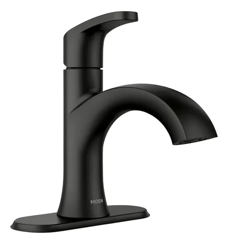 Lavabo Una Manija Negro Mate
