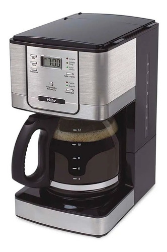 Cafetera Oster Programable 12 Tazas Bvstdc4401 Color Negro