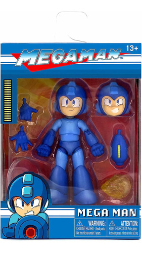 Mega Man Figura De Accion Capcom Gaming Jada Toys 11 Cm