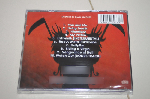 Living Death - Vengeance Of Hell Cd Lacr Maiden Slayer Kiss (Usado)