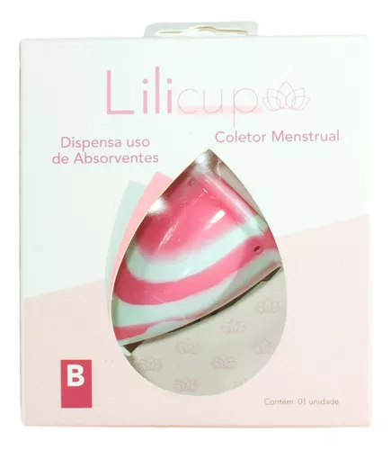 Ofertas de Coletor Menstrual Lilicup tamanho A, rosa, 1 unidade com  capacidade de 22mL