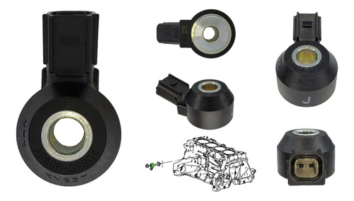 Sensor De Detonación Ntk Civic Accord Fit Odyssey Mdx Cr-v 