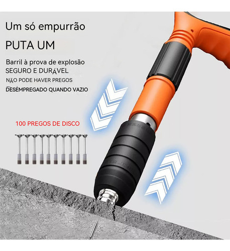 Ferramenta De Fixação Manual De Pistola De Pregos De Aço Pro