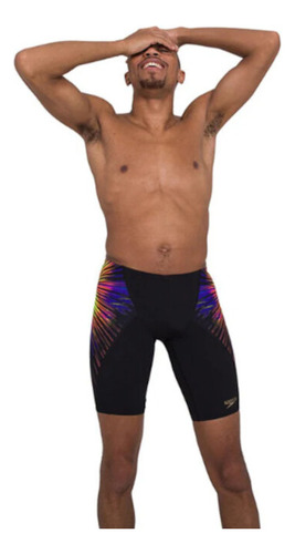 Traje De Baño Speedo Jammer Placement Digital V Para Hombre