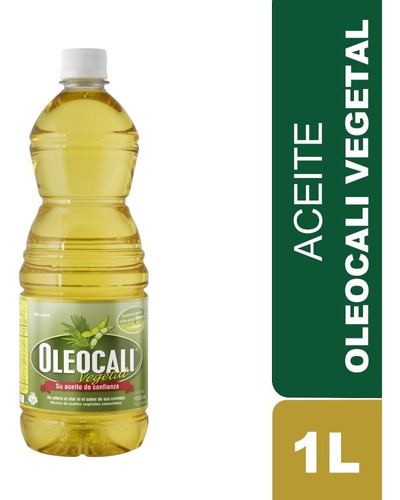 Aceite Oleocali Vegetal 1 Litro - L A $14200